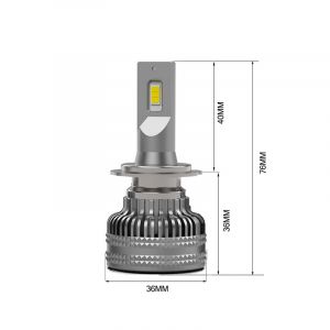 DQP Singolo Headlight ULTRALIGHT per H7